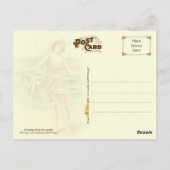 海辺忙しでの挨拶 ポストカード (裏面)