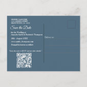 海辺結婚のお祝いビーチ 案内ポストカード (裏面)