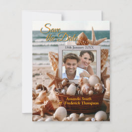 海辺結婚のお祝いビーチ 案内状
