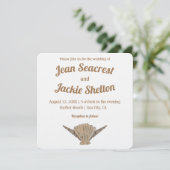 海辺結婚沿岸 招待状 (スタンド正面)