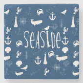 海辺航海の ストーンコースター (正面)