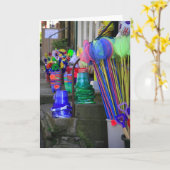 海辺 カード (黄色い花)