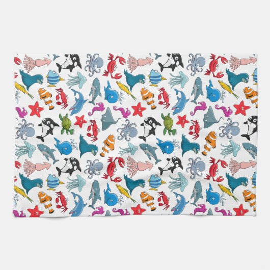 海辺 キッチンタオル (横)