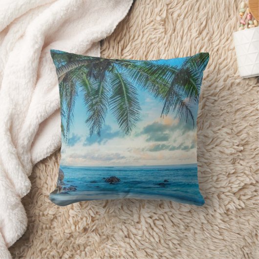 海辺 クッション (ブランケット)