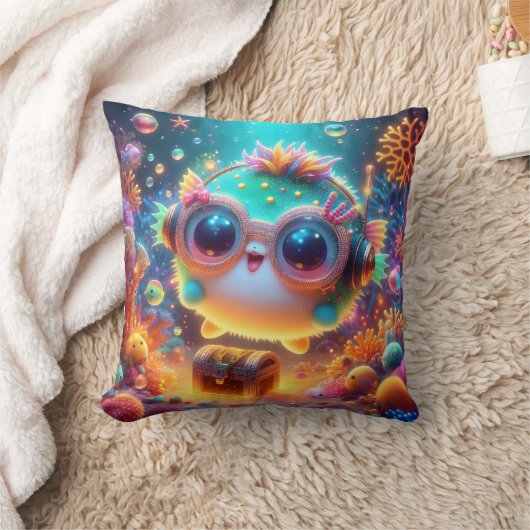 海辺 クッション (ブランケット)