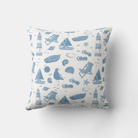 海辺 クッション (裏面)