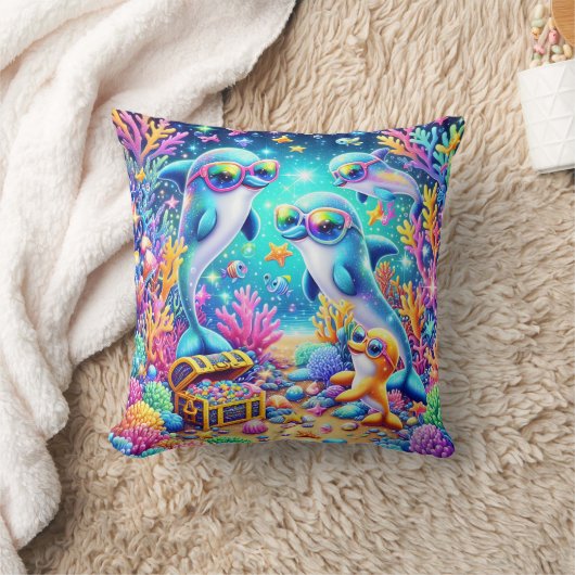 海辺 クッション (ブランケット)