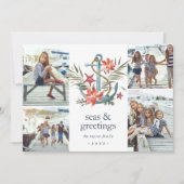 海辺 |コースタルホリディフォトコラージカード シーズンカード (正面)