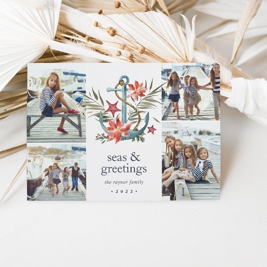 海辺 |コースタルホリディフォトコラージカード シーズンカード