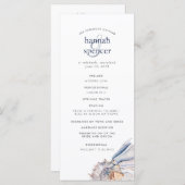 海辺 | シーシ航海のェル結婚式 プログラム (正面/裏面)