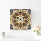 海辺 スクエア壁時計 (ホーム)