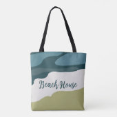 海辺 トートバッグ (裏面)