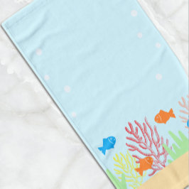 海辺 ハンドタオル