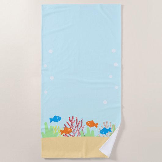 海辺 ビーチタオル (正面)