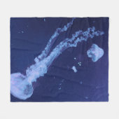 海辺 フリースブランケット (正面(横))