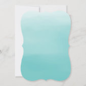 海辺 |ブライダルシャワーの招待 招待状 (裏面)