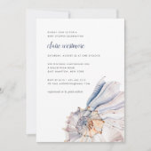 海辺 |ベビー航海のシャワー招待状 招待状 (正面)