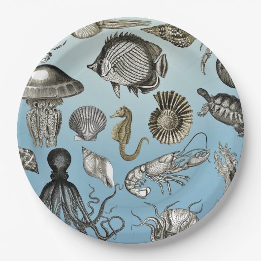 海辺 ペーパープレート (正面)