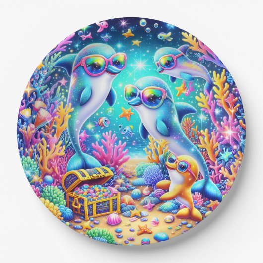 海辺 ペーパープレート (正面)