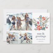 海辺 |ホリ航海のデーフォトコラージュカード シーズンカード (正面)