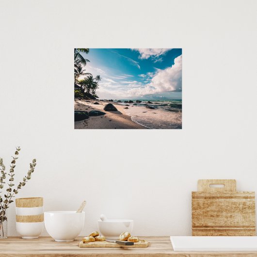 海辺 ポスター (キッチン)