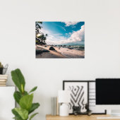 海辺 ポスター (ホームオフィス)