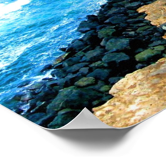 海辺 ポスター (角)