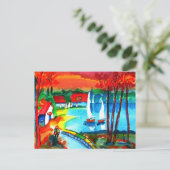 海辺 ポストカード (スタンド正面)