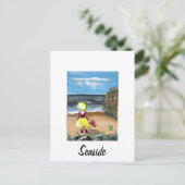 海辺 ポストカード (スタンド正面)