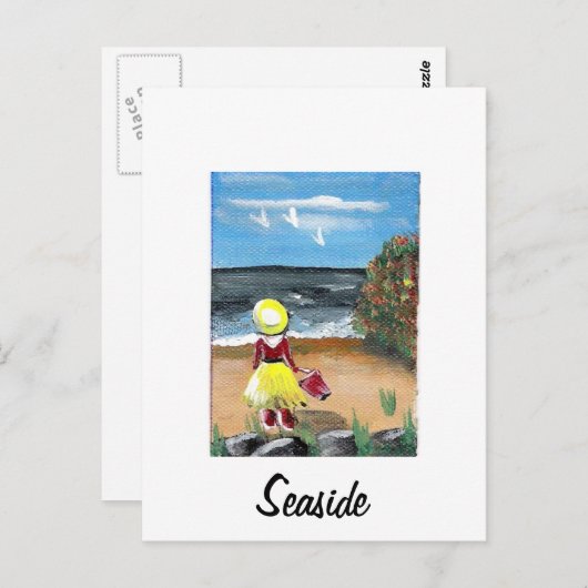 海辺 ポストカード (正面/裏面)