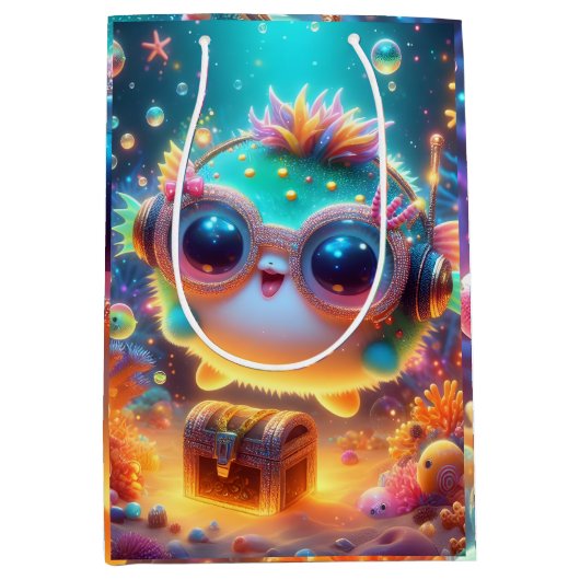 海辺 ミディアムペーパーバッグ (正面)