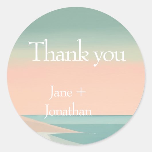 海辺 ラウンドシール (正面)