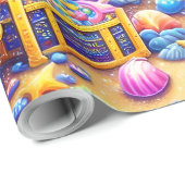 海辺 ラッピングペーパー (ロールコーナー)