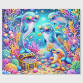 海辺 ラッピングペーパー (フラット)