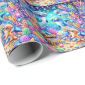 海辺 ラッピングペーパー (ロールコーナー)