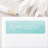 海辺 |差出人住所ラベル ラベル (インサイチュ)