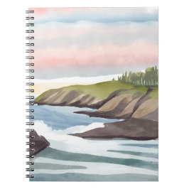 海辺 | 海岸の水彩画 ノートブック
