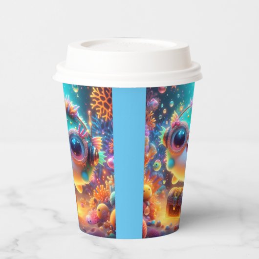 海辺 紙コップ (左)