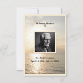 海追悼家族サンキューカード サンキューカード (正面)