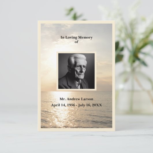 海追悼家族サンキューカード サンキューカード (スタンド正面)