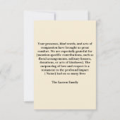 海追悼家族サンキューカード サンキューカード (裏面)