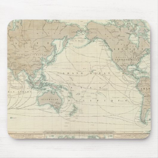 海運の世界地図 マウスパッド (正面)