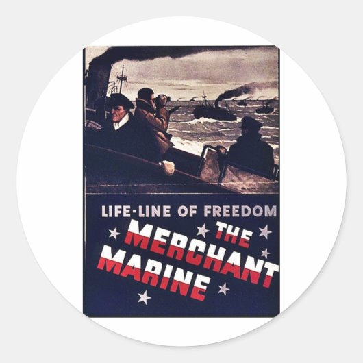 海運力 ラウンドシール (正面)