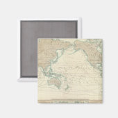 海運運河の世界地図 マグネット (正面/裏面)