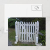 海道路の旧素晴らし門 ポストカード (正面/裏面)