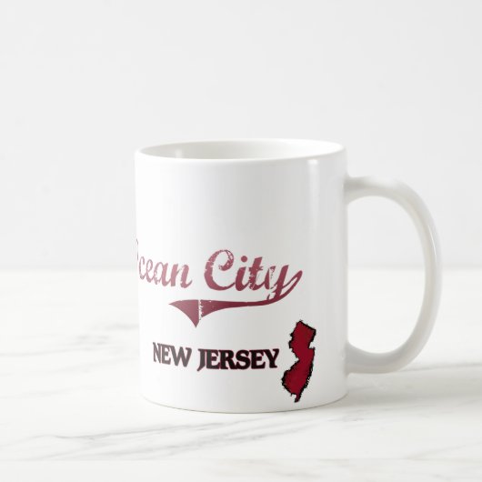 海都市ニュージャージー都市クラシック コーヒーマグカップ (右)