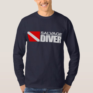 海難救助のダイバー4の服装 Tシャツ