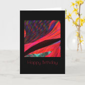 海電流誕生日カード カード (黄色い花)