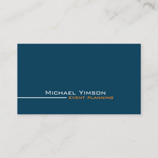 海青と白カッコいいとフォトプロフェッショナル 名刺 (正面)