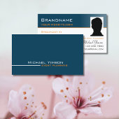 海青と白カッコいいとフォトプロフェッショナル 名刺